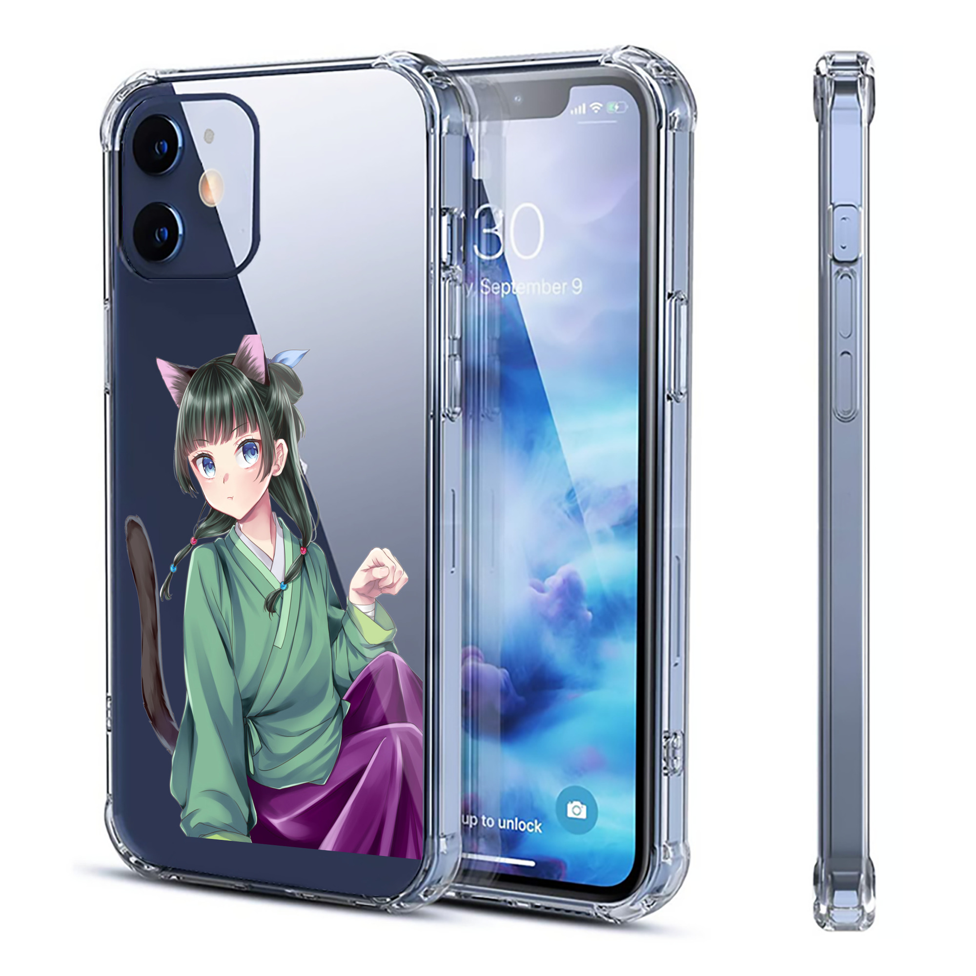 （画像用） 薬屋のひとりごと The Apothecary Diaries 【iPhone 12シリーズ対応】透明スマホケース（クリアソフトケース）